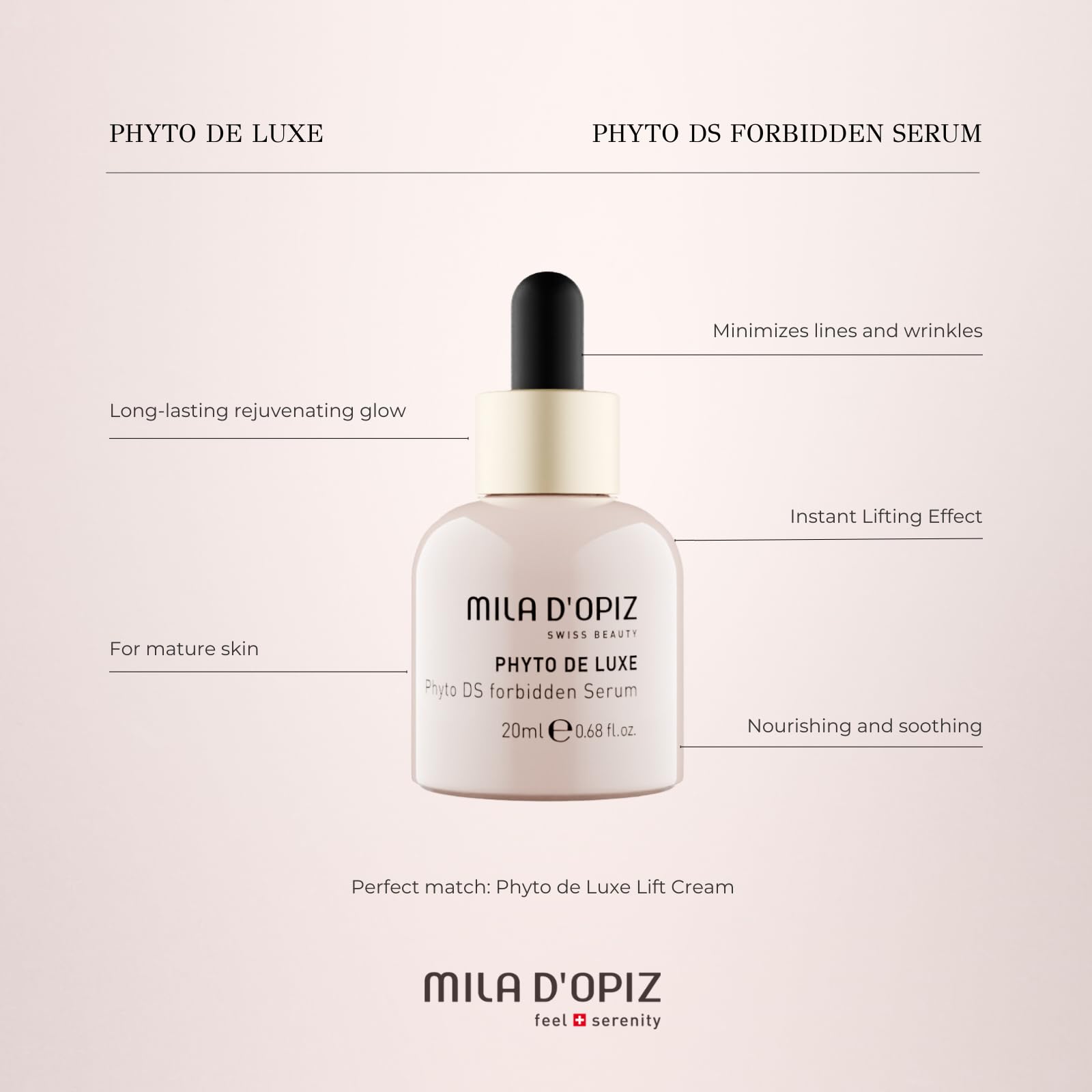 Amazon.com: Mila d'Opiz Phyto De Luxe DS Forbidden Serum -Skin